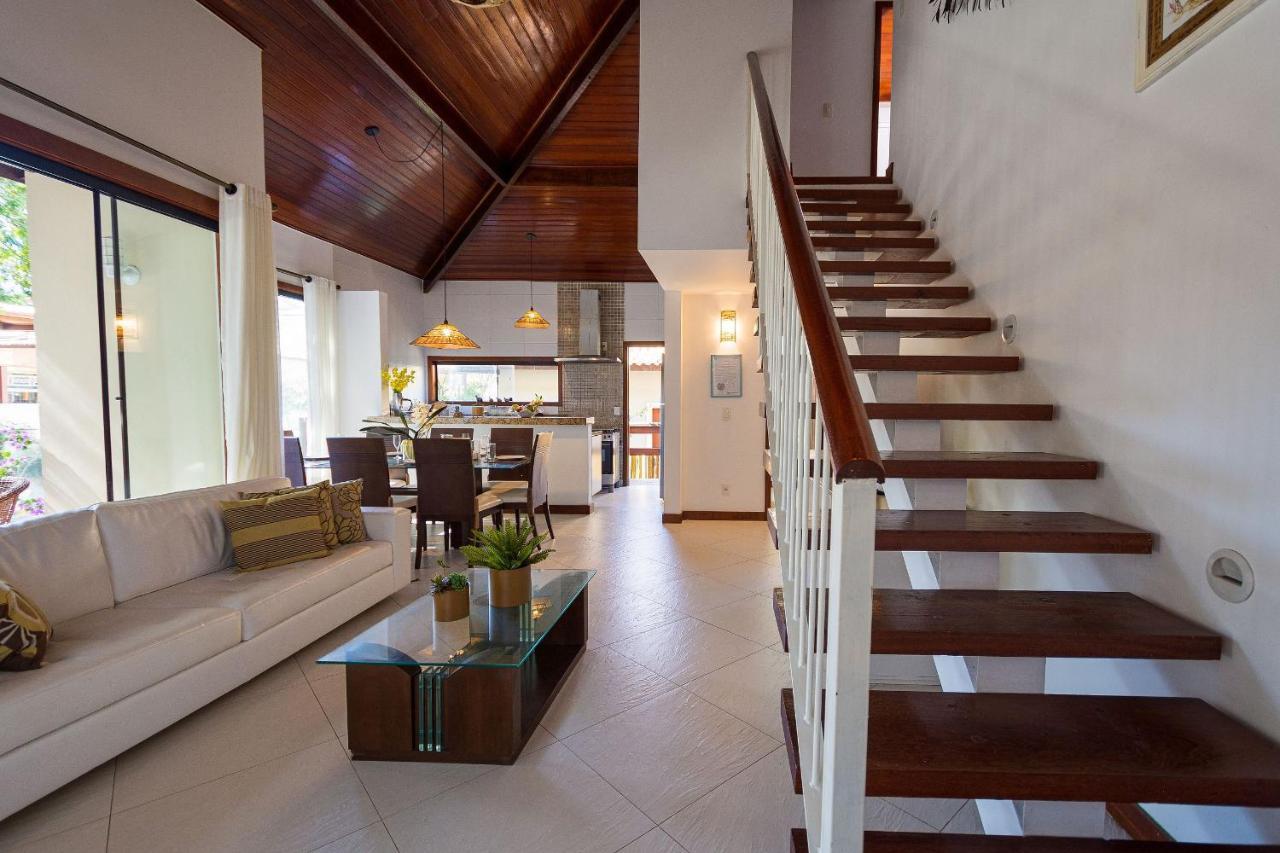 Casa Espetacular Entre Geriba E Ferradurinha - Wifi 200Mb - Piscina Do Codominio - 700 M Da Praia - Garagem - 4 Suites - Area Gourmet Privativa - Cozinha Equipada - Area Kids - Portaria 24H - Ar Condicionado Armacao dos Buzios Luaran gambar
